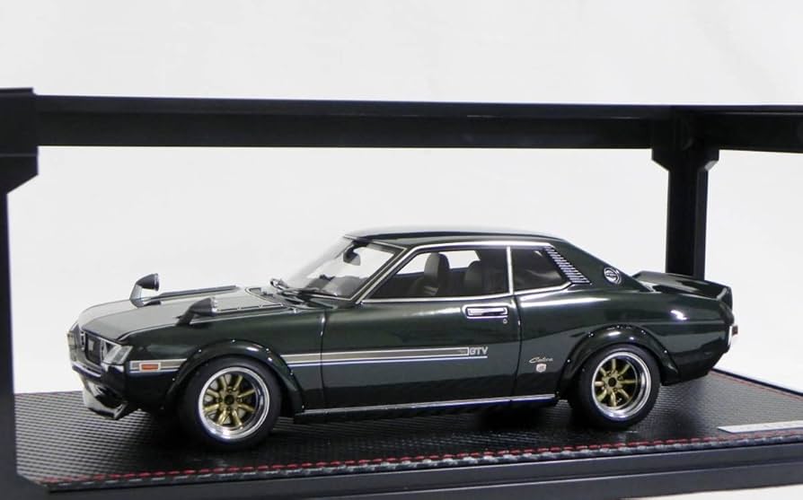 【限定100台】IG2592 1/18 トヨタ Celica 1600GTV IG2592 1/18 Toyota Celica 1600GTV (TA22) Green With Engine
